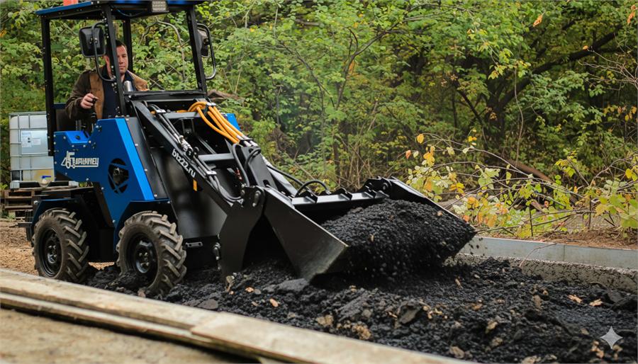 Барнаулец-500 выполняет работу по территории